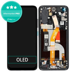 Asus Zenfone 8 ZS590KS - LCD Displej + Dotykové Sklo + Rám (Obsidian Black) OLED