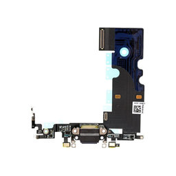 Apple iPhone SE (2nd Gen 2020) - Nabíjecí Konektor + Flex Kabel (Black)