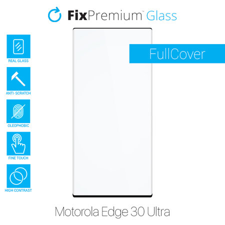 FixPremium FullCover Glass - Tvrzené Sklo pro Motorola Edge 30 Ultra