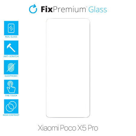 FixPremium Glass - Tvrzené Sklo pro Poco X5 Pro