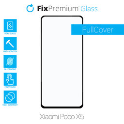 FixPremium FullCover Glass - Tvrzené Sklo pro Poco X5