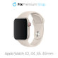 FixPremium - Silikonový Řemínek pro Apple Watch (42, 44, 45 a 49mm), zlatá