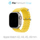 FixPremium - Řemínek Ocean Loop pro Apple Watch (42, 44, 45 a 49mm), žlutá