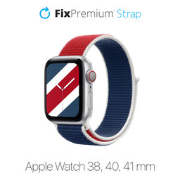 FixPremium - Nylonový Řemínek pro Apple Watch (38, 40 a 41mm), international