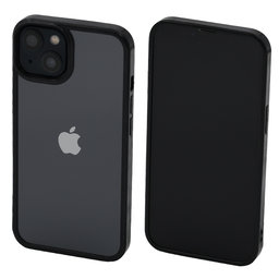 FixPremium - Puzdro Invisible pro iPhone 13 a 14, černá