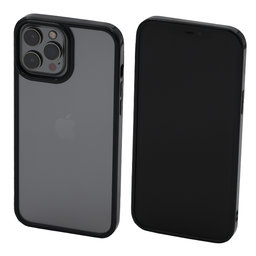 FixPremium - Puzdro Invisible pro iPhone 14 Pro Max, černá
