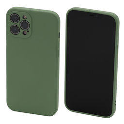 FixPremium - Puzdro Rubber pro iPhone 11 Pro, zelená