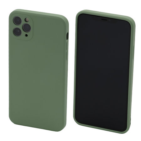 FixPremium - Puzdro Rubber pro iPhone 11 Pro Max, zelená