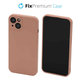 FixPremium - Puzdro Rubber pro iPhone 13 a 14, oranžová