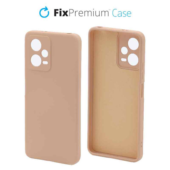 FixPremium - Puzdro Rubber pro Xiaomi Redmi Note 12 5G, oranžová