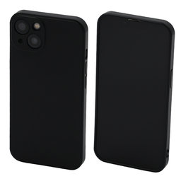 FixPremium - Puzdro Rubber pro iPhone 13 a 14, černá