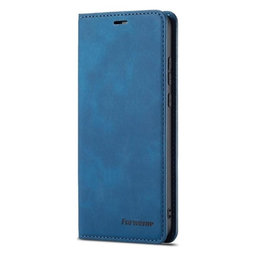 FixPremium - Puzdro Business Wallet pro iPhone 11, modrá
