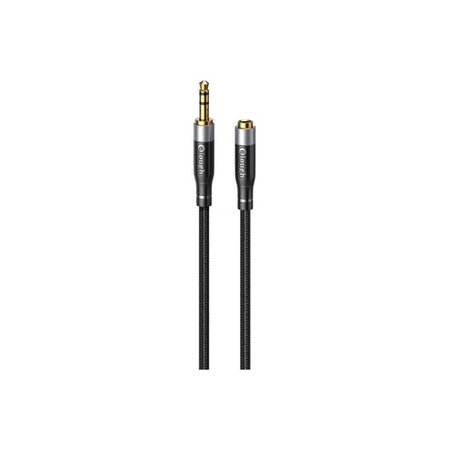 Elough - Jack 3.5mm (F) / Jack 3.5mm (M) AUX Kabel (1m), černá