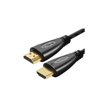 FixPremium - HDMI / HDMI Kabel, HDMI 2.0 (0.5m), černá