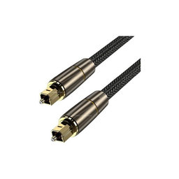 FixPremium - Audio Optický Kabel (2m), zlatá