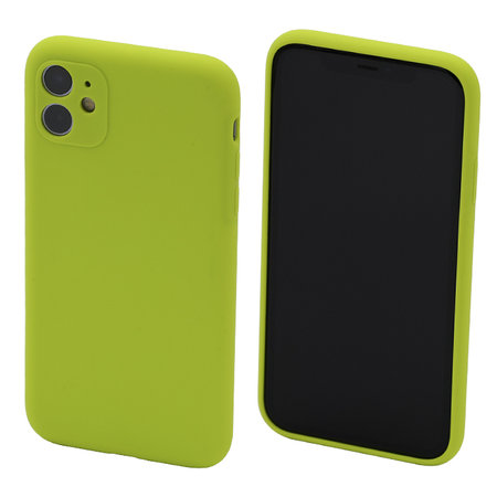 FixPremium - Silikónové Pouzdro pro iPhone 11, neon green