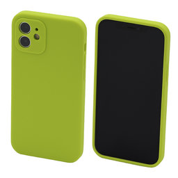 FixPremium - Silikónové Pouzdro pro iPhone 12, neon green
