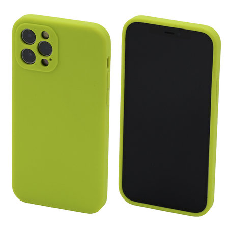 FixPremium - Silikónové Pouzdro pro iPhone 13 Pro, neon green