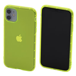 FixPremium - Pouzdro Clear pro iPhone 11, žlutá