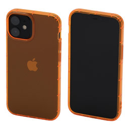 FixPremium - Pouzdro Clear pro iPhone 13 mini, oranžová