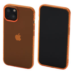 FixPremium - Pouzdro Clear pro iPhone 13, oranžová