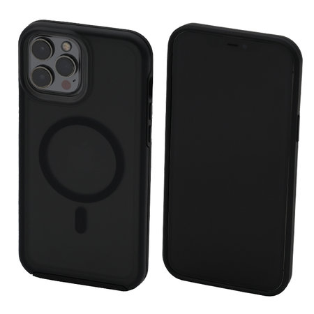 FixPremium - Pouzdro Clear s MagSafe pro iPhone 13 Pro Max, frost black
