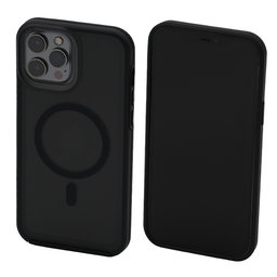 FixPremium - Pouzdro Clear s MagSafe pro iPhone 14 Pro Max, frost black