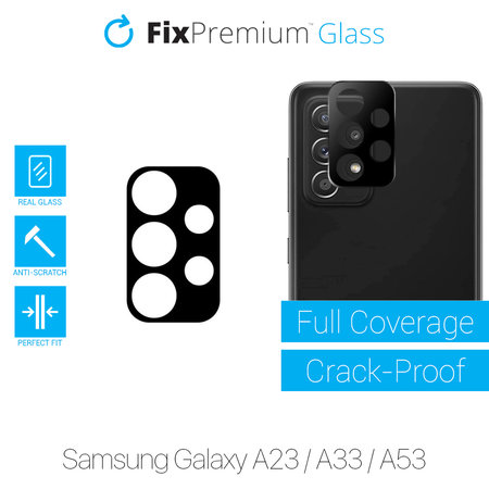 FixPremium Glass - Tvrdené sklo zadní kamery pro Samsung Galaxy A23, A33 a A53