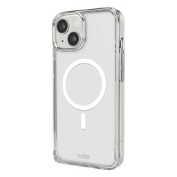 SBS - Pouzdro Light Mag s MagSafe pro iPhone 13 a 14, transparentná