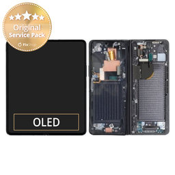 Samsung Galaxy Z Fold 5 F946B - LCD Displej + Dotykové Sklo + Rám (Phantom Black) - GH82-31842A Genuine Service Pack