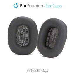 FixPremium - Náhradní Náušníky pro Apple AirPods Max (Fabric), space gray