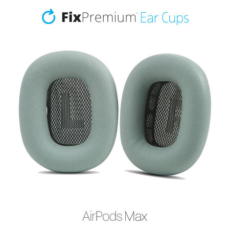 FixPremium - Náhradní Náušníky pro Apple AirPods Max (Fabric), zelená