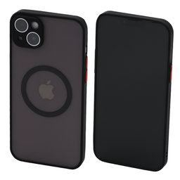 FixPremium - Pouzdro Matte s MagSafe pro iPhone 14 Plus, černá