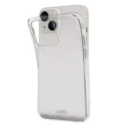 SBS - Pouzdro Skinny pro iPhone 15, transparentná