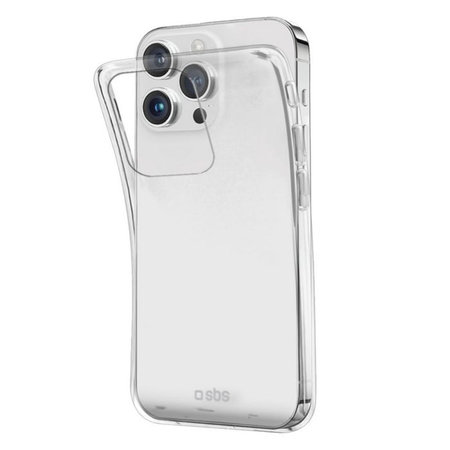 SBS - Pouzdro Skinny pro iPhone 15 Pro Max, transparentná