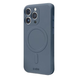 SBS - Pouzdro Instinct s MagSafe pro iPhone 15 Pro, modrá