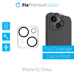 FixPremium Glass - Tvrdené sklo zadní kamery pro iPhone 15 a 15 Plus