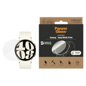 Tvrzené sklo Flat Glass AB pro Samsung Galaxy Watch6 44 mm, Čirá, PanzerGlass