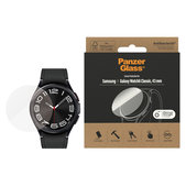 Tvrzené sklo Flat Glass AB pro Samsung Galaxy Watch6 43 mm, Čirá, PanzerGlass