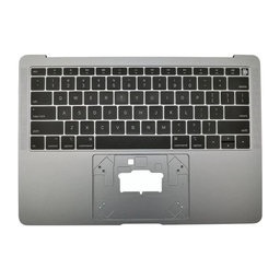 Apple MacBook Air 13" A1932 (2018 - 2019) - Horní Rám Klávesnice + Klávesnice UK (Space Gray)