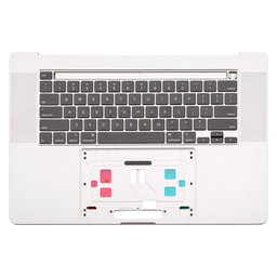 Apple MacBook Pro 16" A2141 (2019) - Horní Rám Klávesnice + Klávesnice UK (Silver)