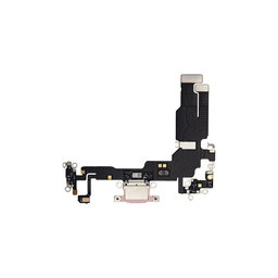 Apple iPhone 15 - Nabíjecí Konektor + Flex Kabel (Pink)