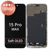 Displej pro iPhone 15 Pro Max, Dotykové sklo s rámem, Refurbished