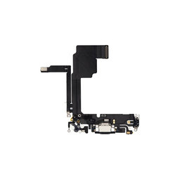 Apple iPhone 15 Pro - Nabíjecí Konektor + Flex Kabel (Black Titanium)
