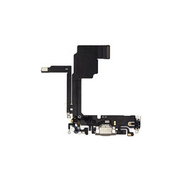 Apple iPhone 15 Pro - Nabíjecí Konektor + Flex Kabel (Natural Titanium)