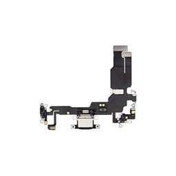 Apple iPhone 15 - Nabíjecí Konektor + Flex Kabel (Black)