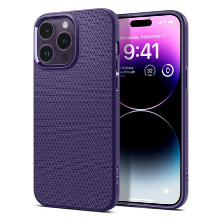 Spigen - Pouzdro Liquid Air pro iPhone 14 Pro Max, deep purple