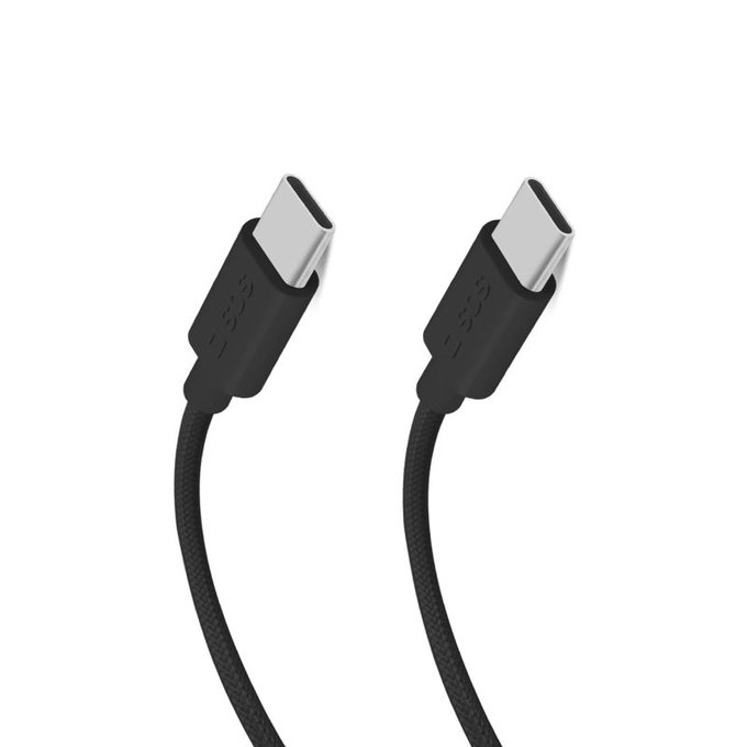 SBS - Kabel USB-C/USB-C, 60W, PD, 1.5m, černá