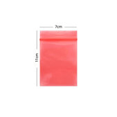ESD Antistatický Uzavíratelný Sáček (Red) - 7x11cm 100ks