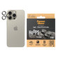 Ochranný kryt objektivu Hoops pro iPhone 15 Pro/15 Pro Max, Natural Titanium, PanzerGlass